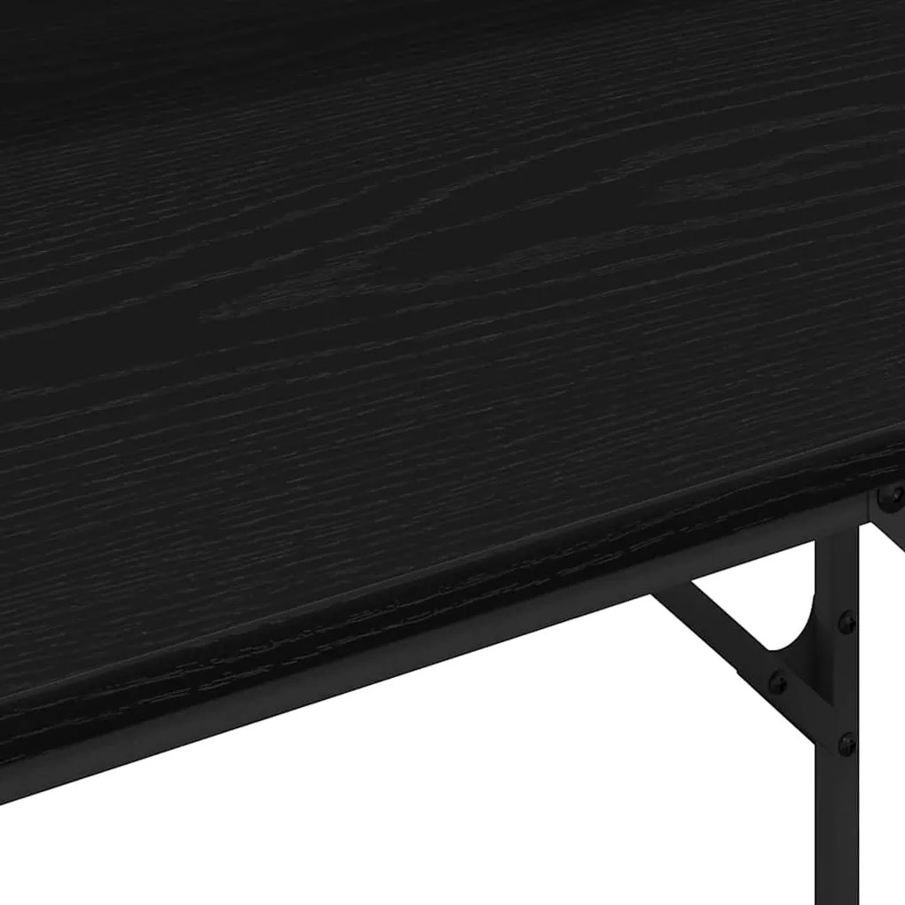 Mesa Carvalho preto 100 x 50 x 86.5 cm Madeira processada