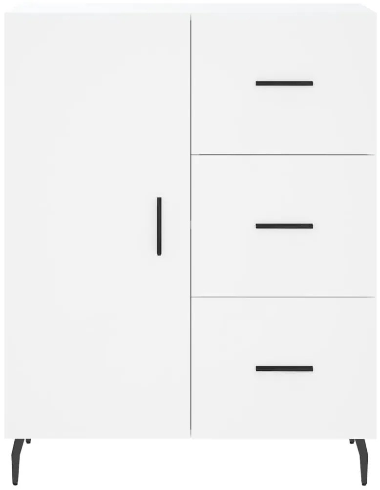 Armário alto 69,5x34x180 cm derivados de madeira branco