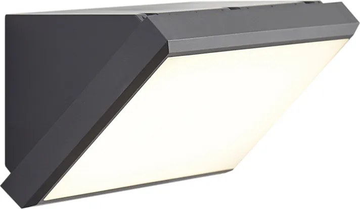 Candeeiro de Parede Exterior Moderno Cinzento Escuro Incl. LED IP65 - Marek