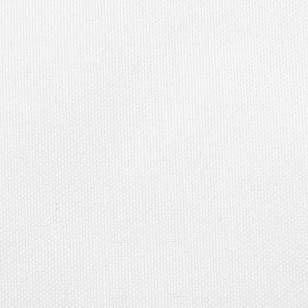 Para-sol estilo vela tecido oxford trapézio 2/4x3 m branco