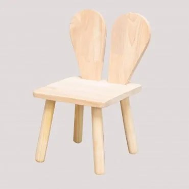 Cadeira Em Madeira De Pinho Buny Kids Madeira Natural - Sklum