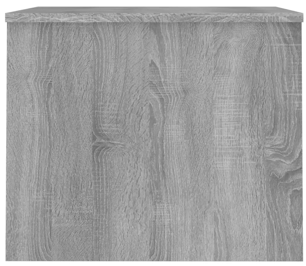 Mesa de centro 80x50,5x41,5cm madeira processada sonoma cinza