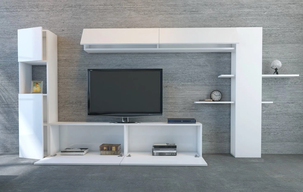 Móvel TV Maxi – Branco – 215x150x31,5 cm