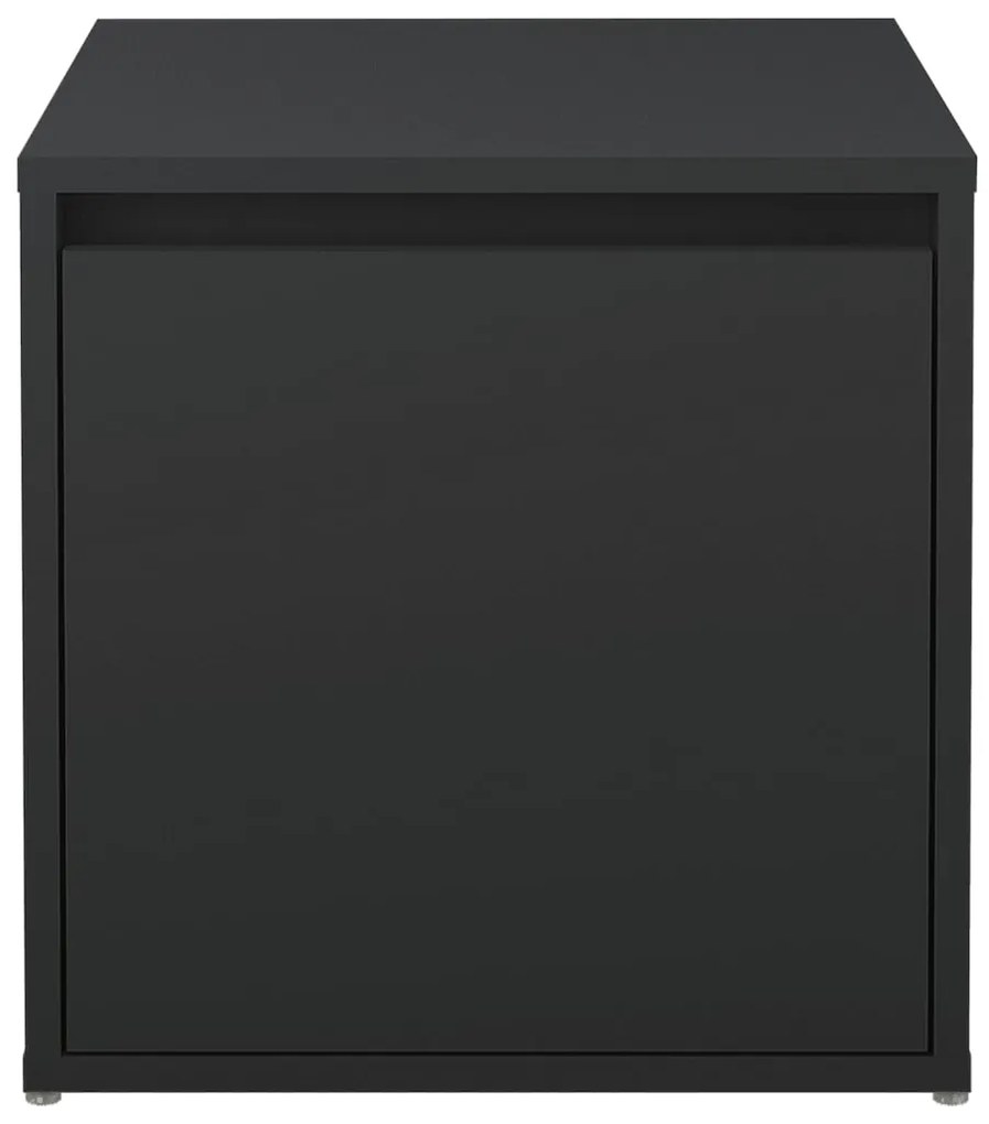 Caixa com gaveta 40,5x40x40 cm derivados de madeira preto