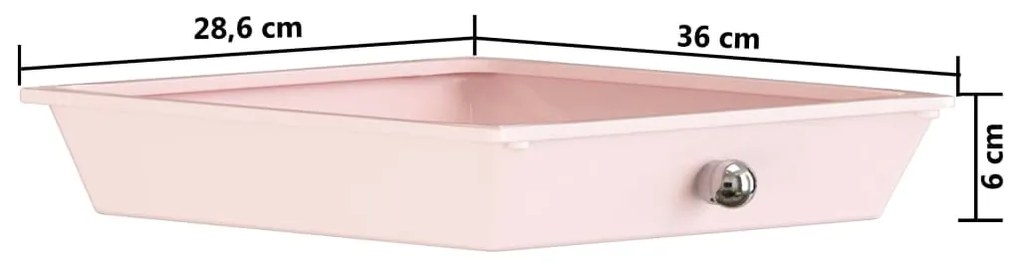 Carrinho de arrumação móvel c/ 10 gavetas plástico degradê rosa