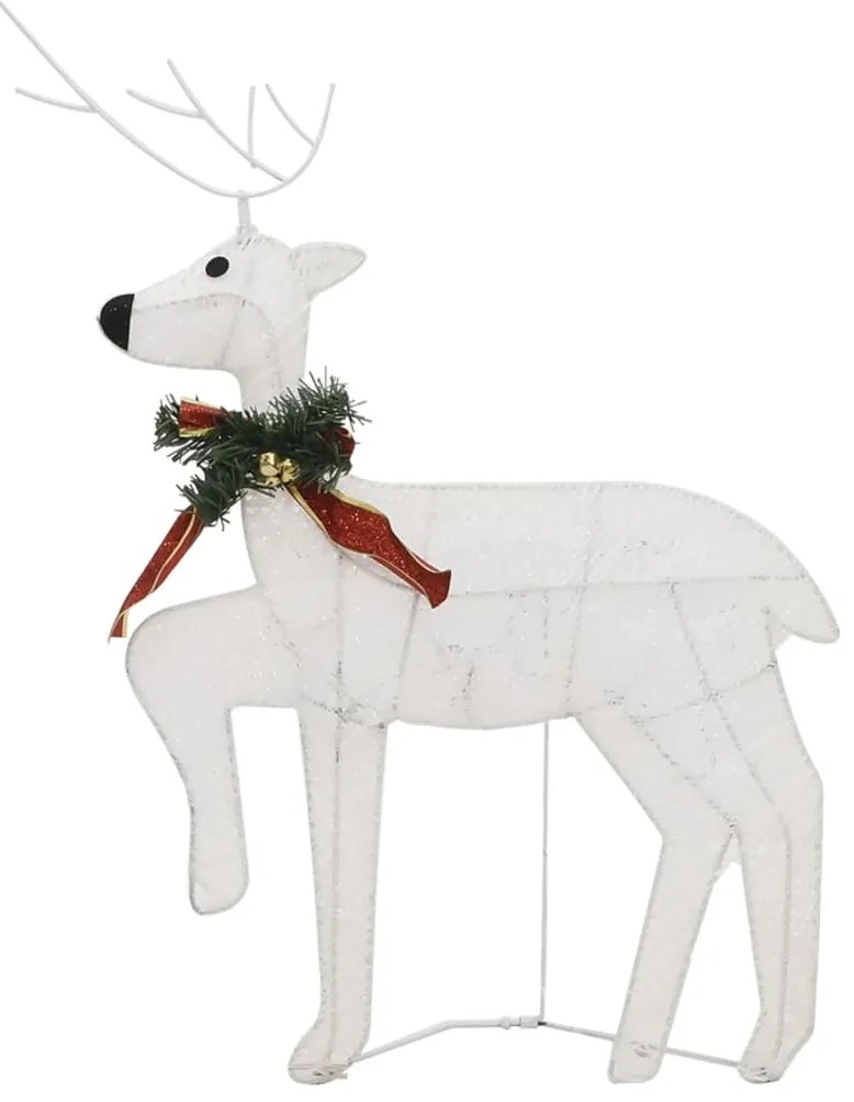 Renas de Natal 4 pcs 80 luzes LED branco