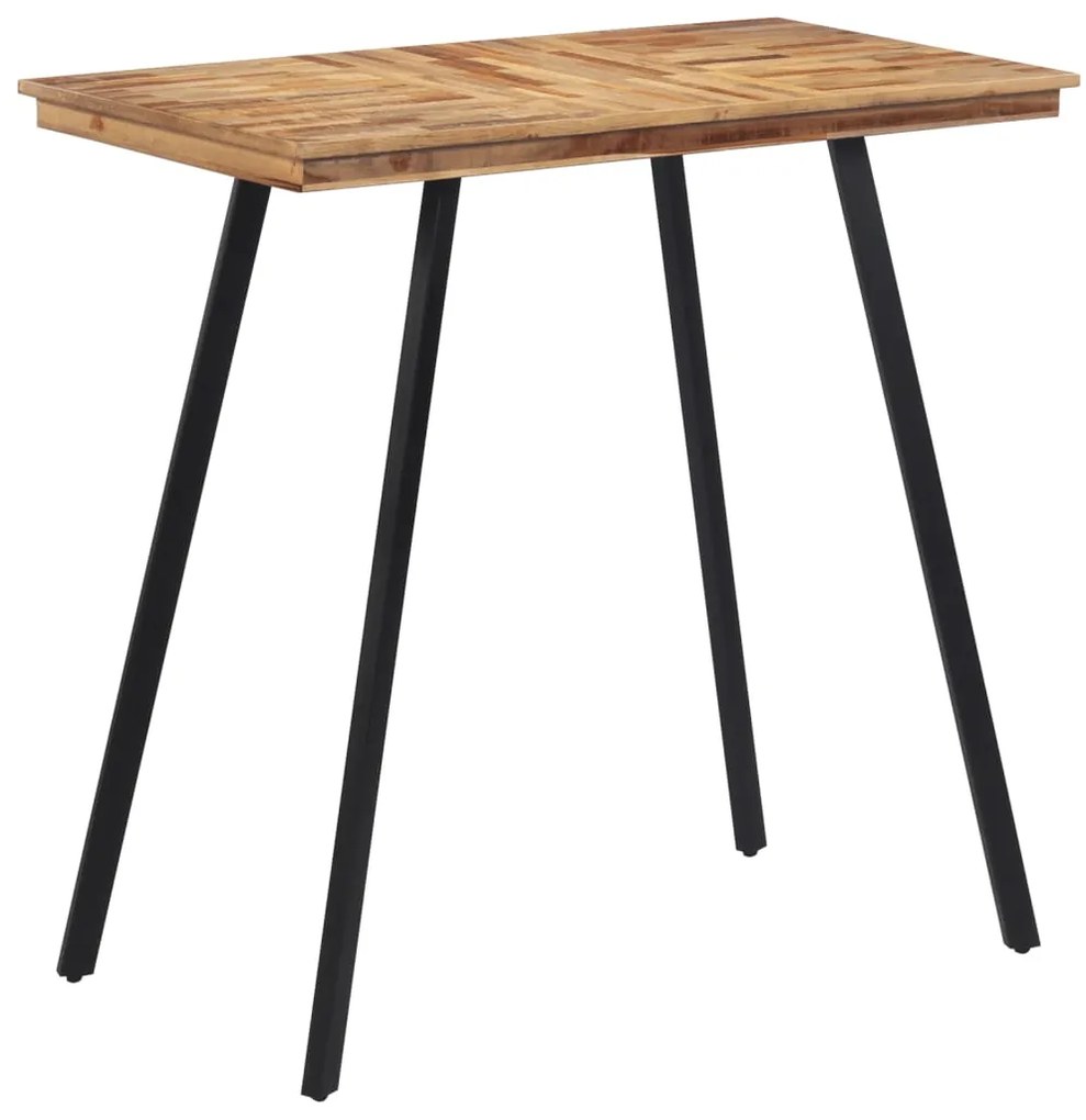 Mesa de bar 110x55x105 cm madeira de teca maciça