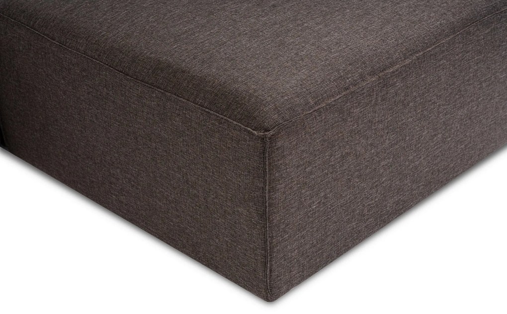 Sofá de Canto Fora – Castanho Escuro – 296 cm x 66 cm x 185 cm