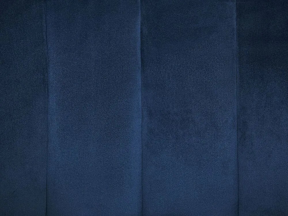 Poltrona em veludo azul escuro LACONIA Beliani