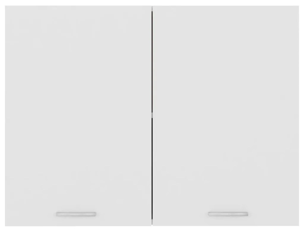 Armário de parede 80x31x60 cm contraplacado branco