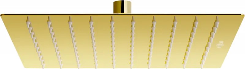 Mexen Slim chuveiro 25 x 25 cm, dourado - 79125-50