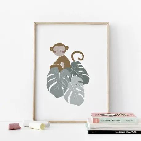 Poster little monkey