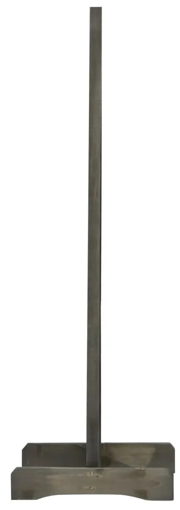 Vedação em treliça para jardim 120x90 cm abeto maciço cinzento