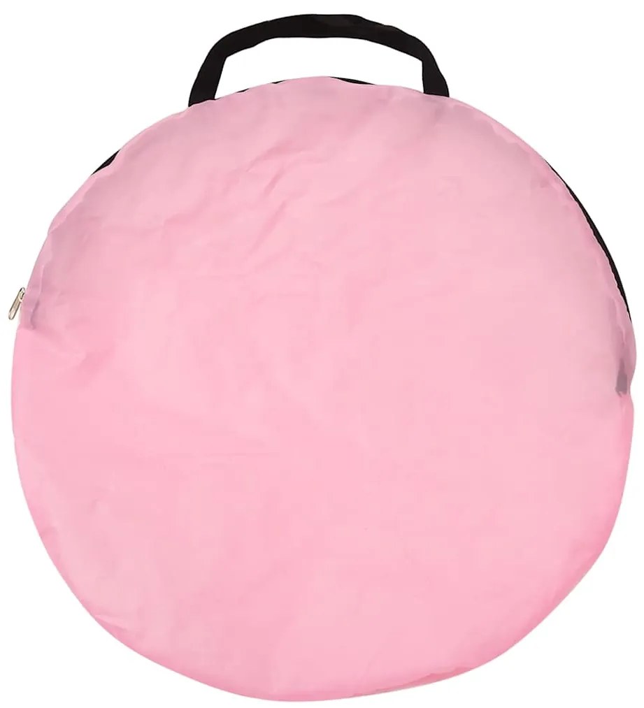 Tenda de brincar infantil 100x100x127 cm rosa