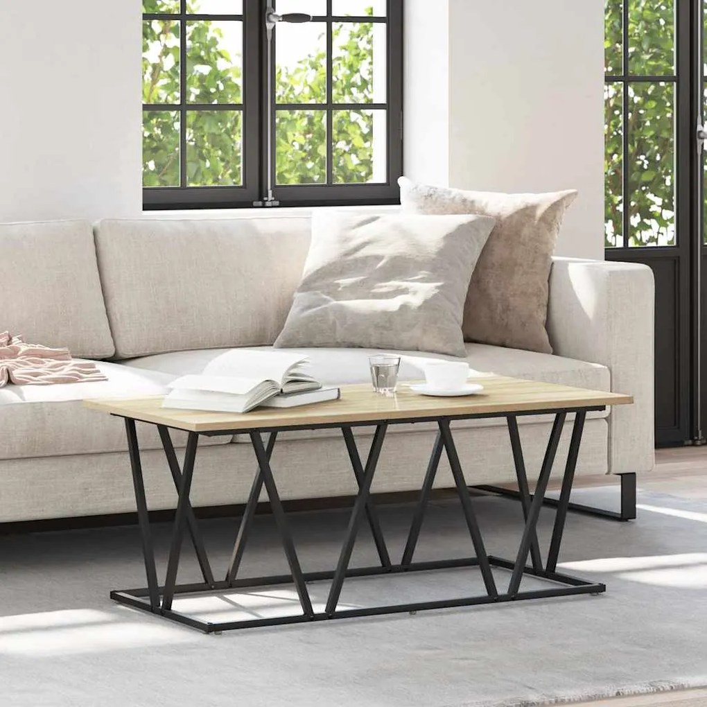 vidaXL Mesa de centro Carvalho sonoma 100 x 50 x 40 cm