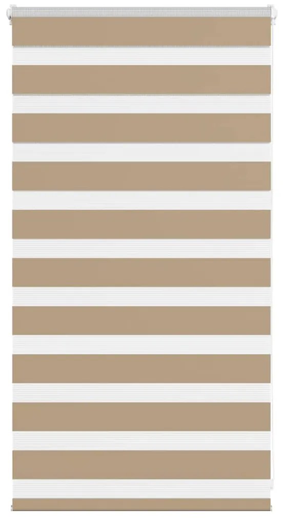 vidaXL Cortina de zebra 90x100 cm largura do tecido 85,9 cm poliéster