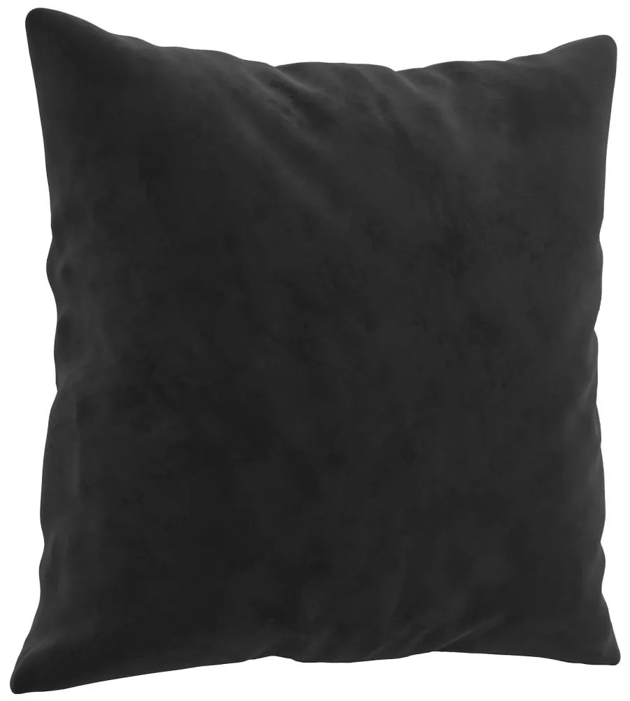 3 pcs conjunto de sofás com almofadas veludo preto