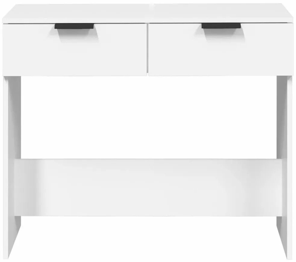 Mesa consola 90x36x75 cm derivados de madeira branco