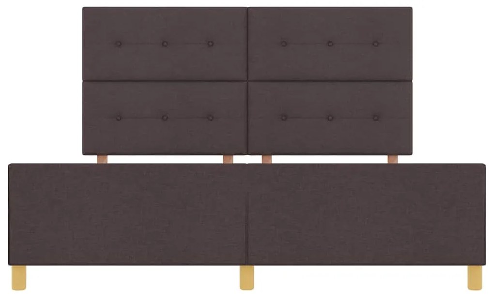 Estrutura da Cama vidaXL Castanho 180x200 cm Tecido