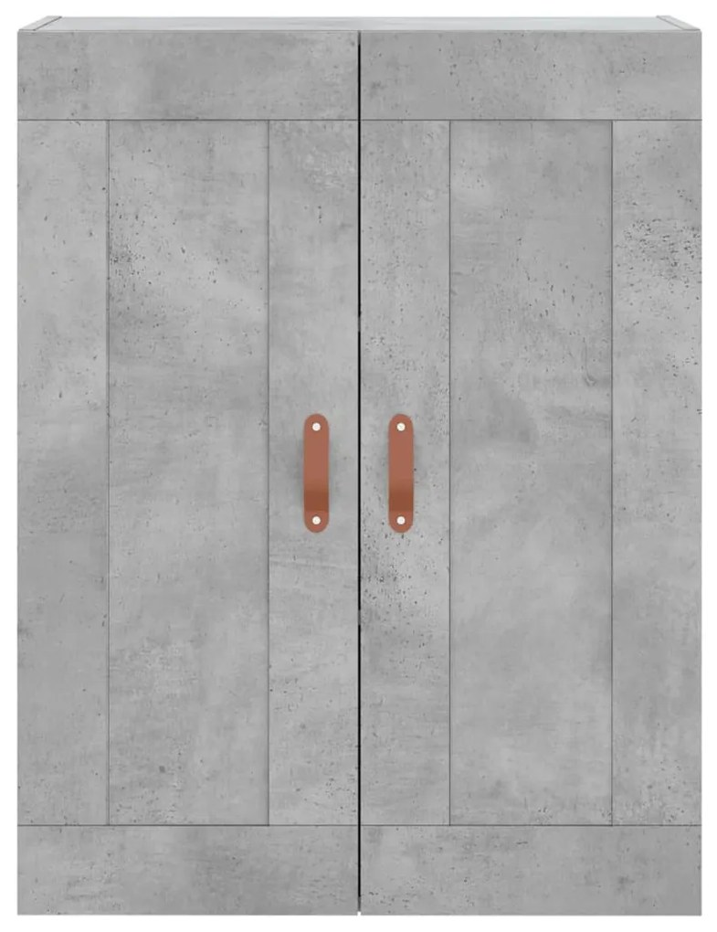 Armário alto 69,5x34x180 cm derivados de madeira cinza cimento
