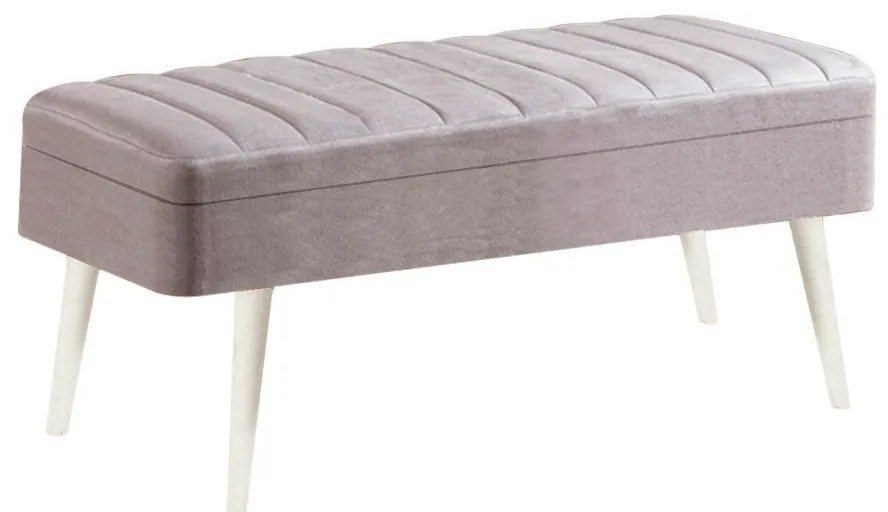 Conjunto de Mesa de Jantar Extensível e Cadeiras Vina – Branco e Cinze