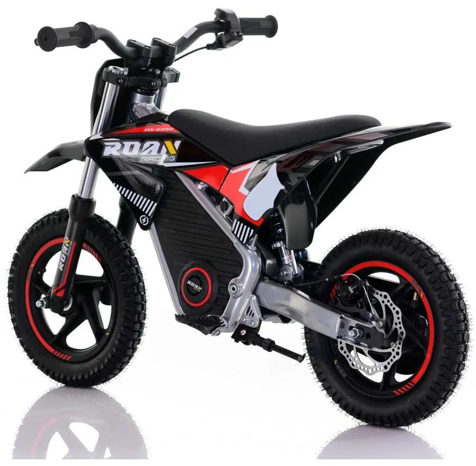 Mini moto elétrica para crianças Minicross electrica 250W 12/12" Warrior MX-E250 Preta