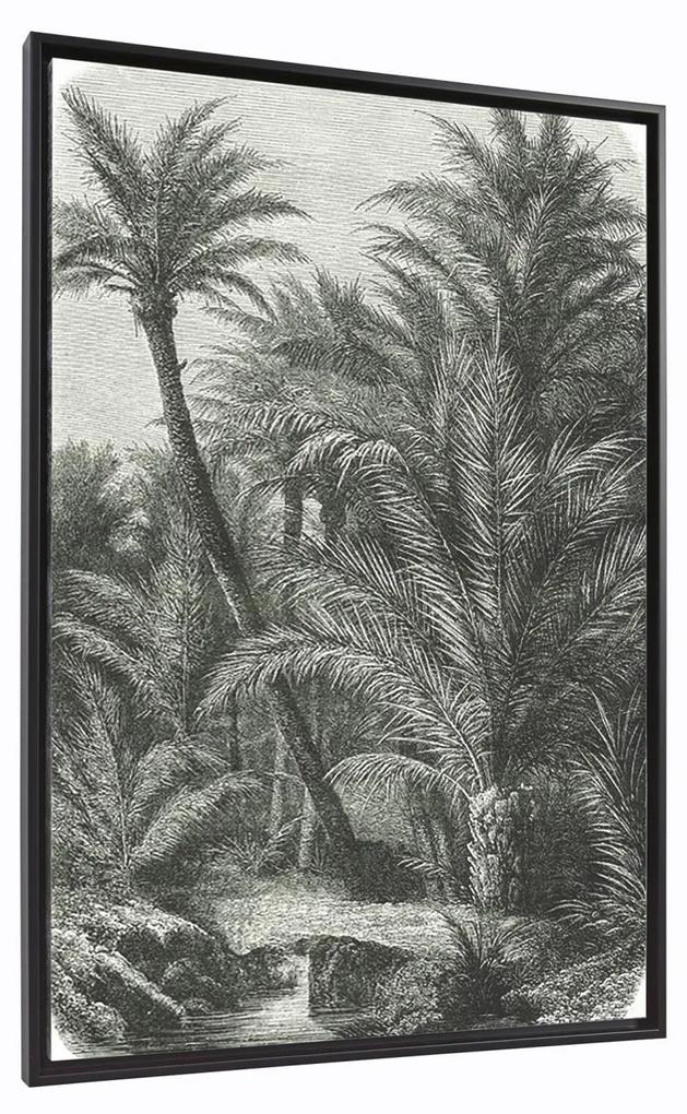 Kave Home - Quadro Bamidele 60 x 90 cm palmeiras