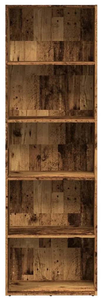Estante 60x30x189 cm derivados de madeira madeira velha