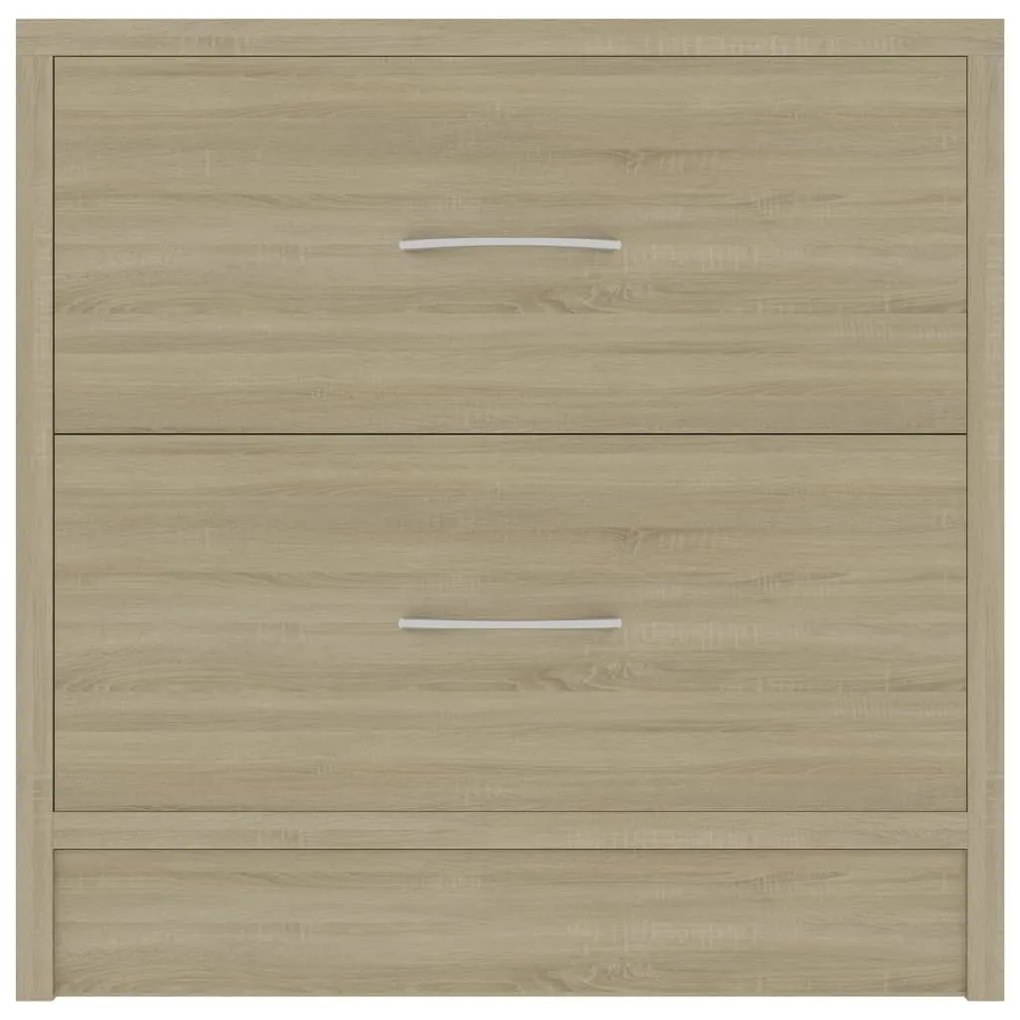 Mesa de cabeceira 40x30x40 cm derivados madeira carvalho sonoma