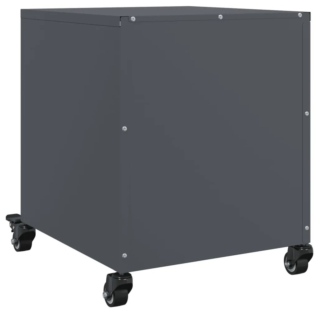 Mesa de cabeceira 36x39x43,5 cm aço antracite