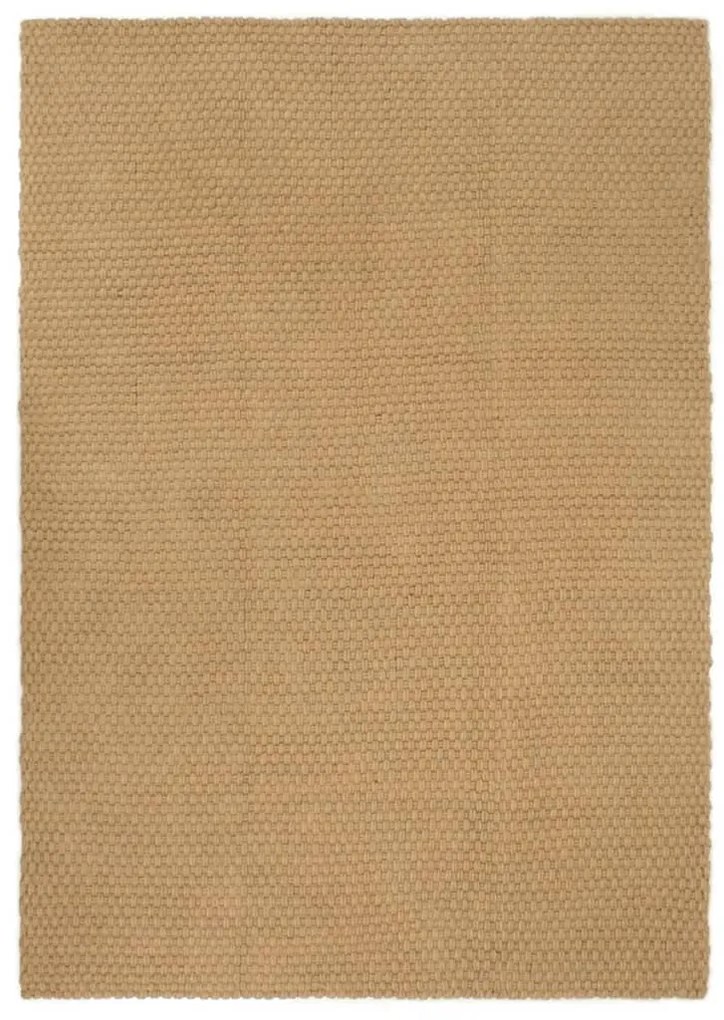 vidaXL Tapete retangular natural 160x230 cm juta