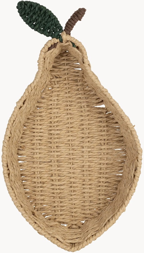Cestos de arrumação decorativos Pear, conjunto de 2