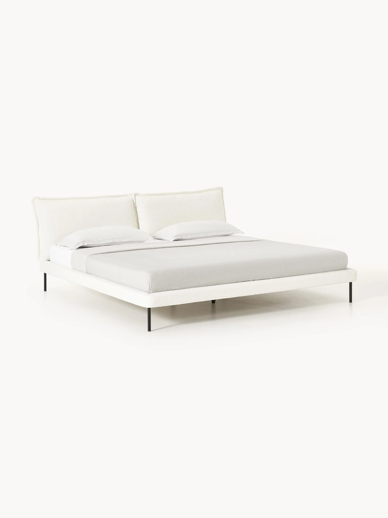 Teddy Bouclé Upholstered Bed Amelia