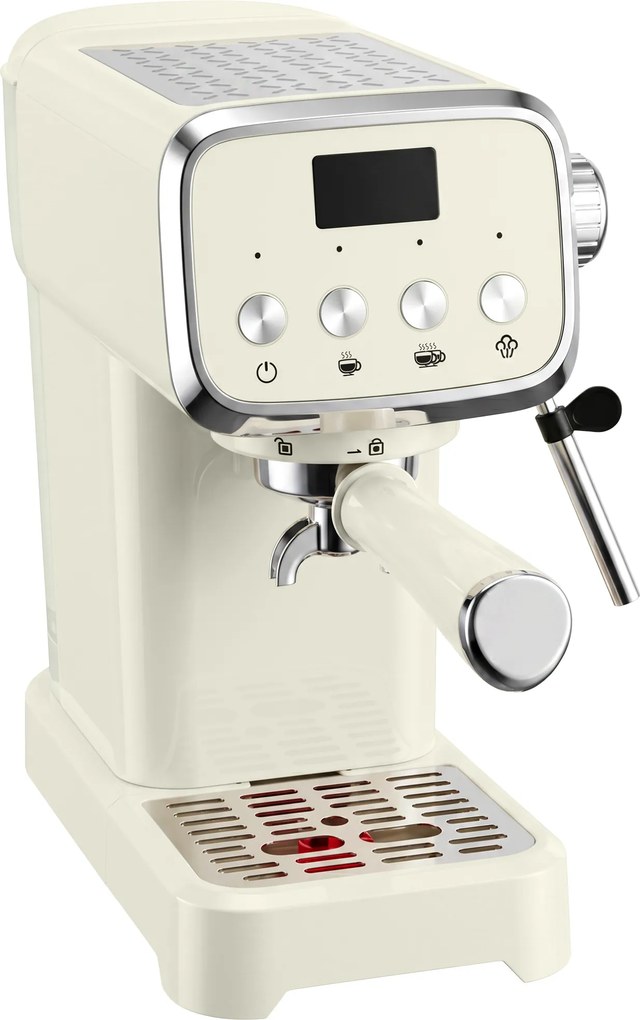 HOMCOM Máquina com porta-filtro 20 Bar Espressomachine com vaporizador de leite e reservatório de água removível de 1,2 L para Espresso | Aosom Portugal
