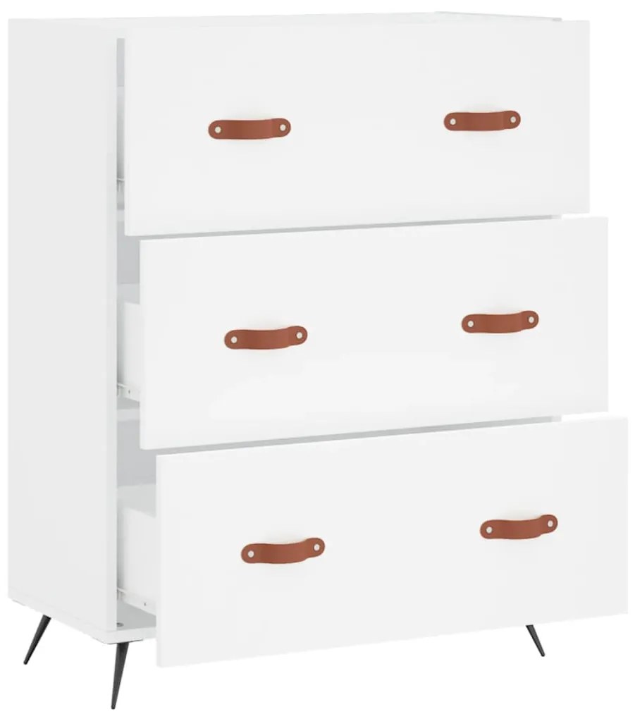 Cómoda 69,5x34x90 cm derivados de madeira branco