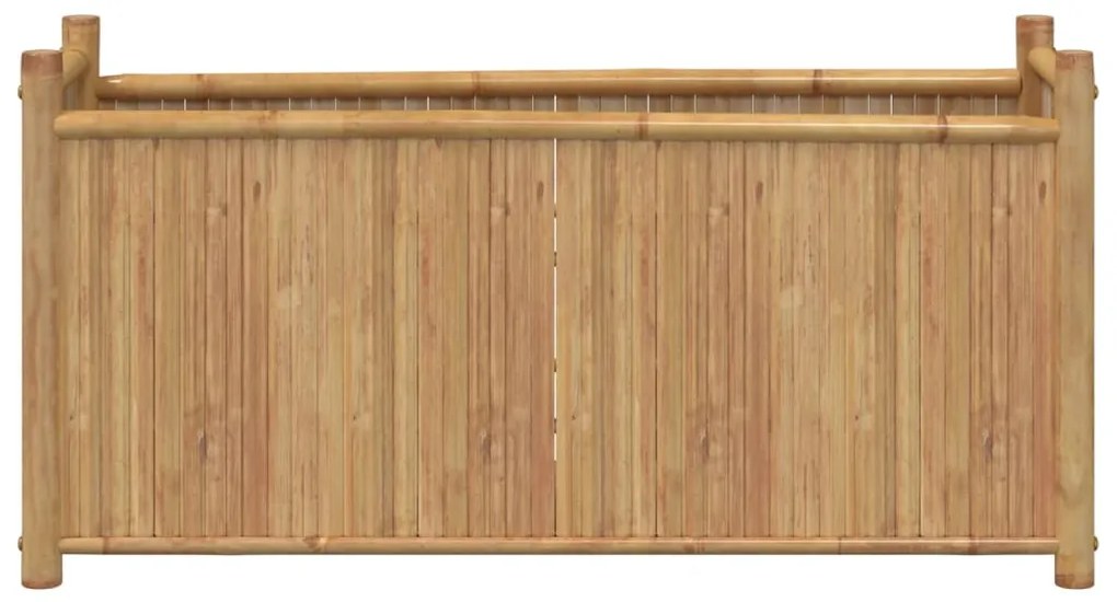 Vaso/floreira de jardim 100x30x50 cm bambu