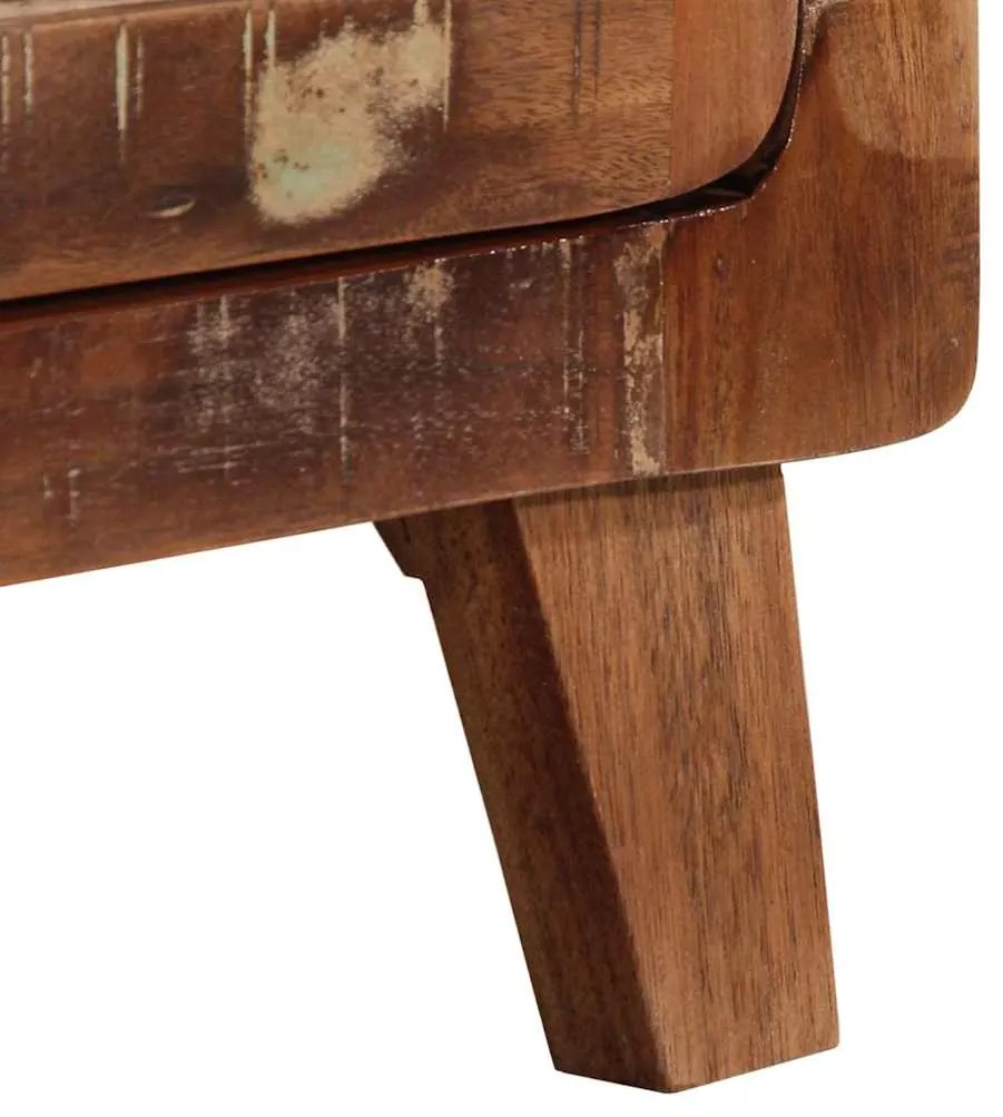 Móvel de TV 105x46x32 cm madeira recuperada maciça
