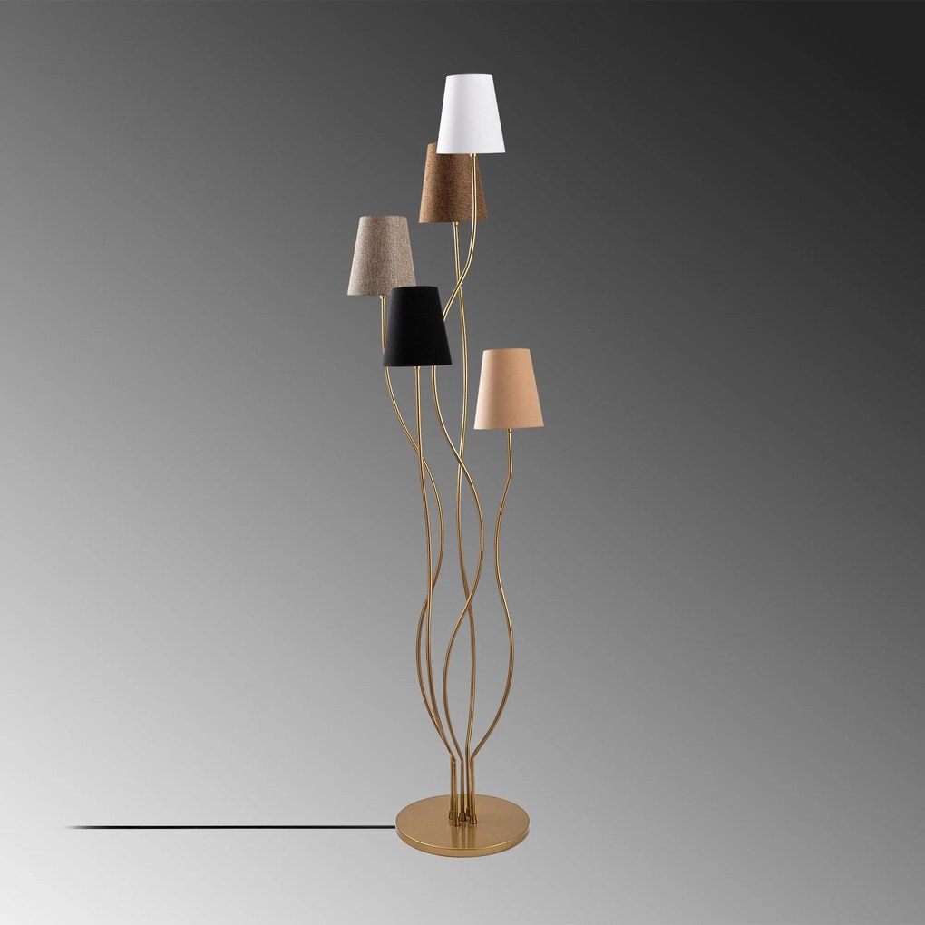 Candeeiro de Pé Bonibon – Multicolor – 44 x 44 x 160 cm