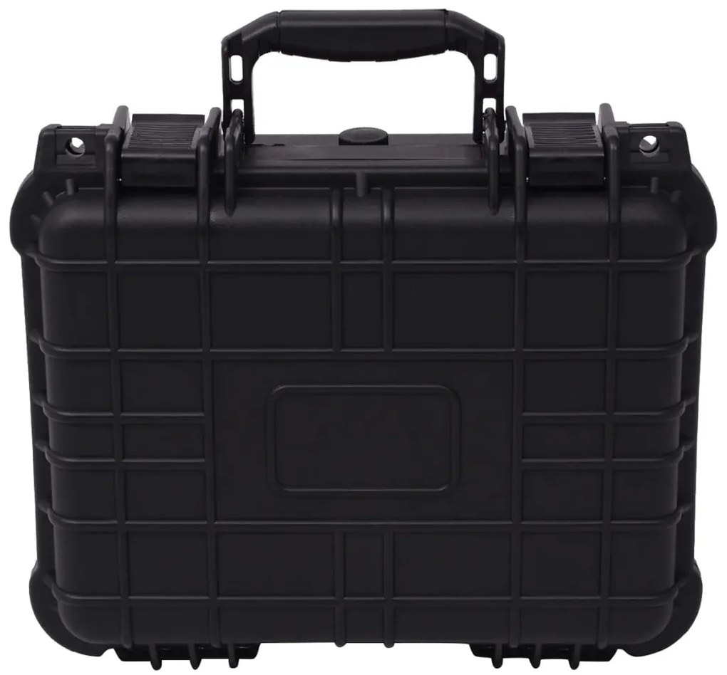 vidaXL Caixa protetora de equipamento 35x29,5x15 cm preto