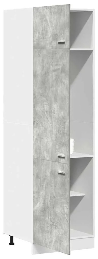 Armário para frigorífico “Lyon” 60x57x207 cm cinza