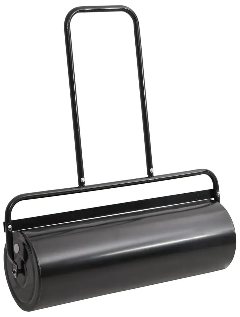Rolo relvado jardim c/ grampos arejamento 63L ferro/aço preto