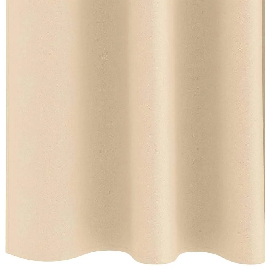 Cortinas com cortinas 2 pcs Creme 225 x 140 cm Poliéster