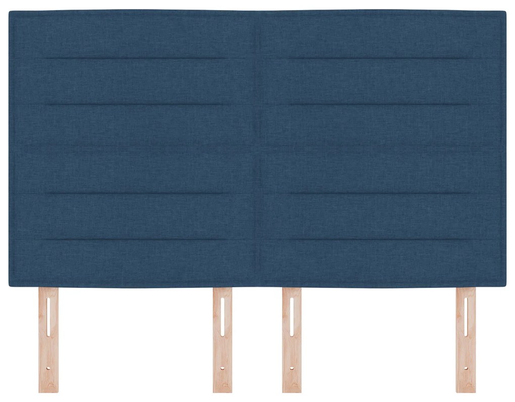 Cabeceira Design Lines Azul 160 cm Tecido