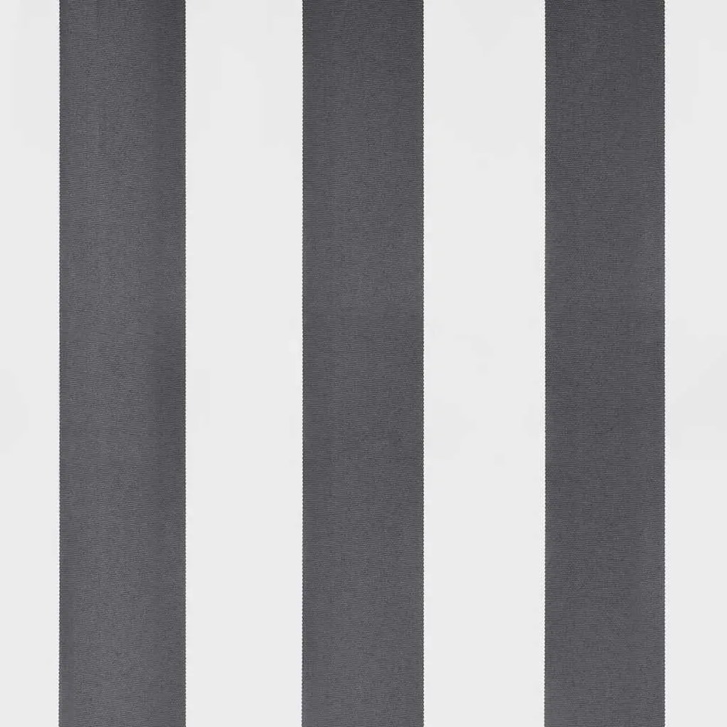 Toldo retrátil manual 600x300 cm antracite e branco