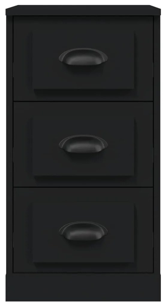 Aparador 36x35,5x67,5 cm derivados de madeira preto