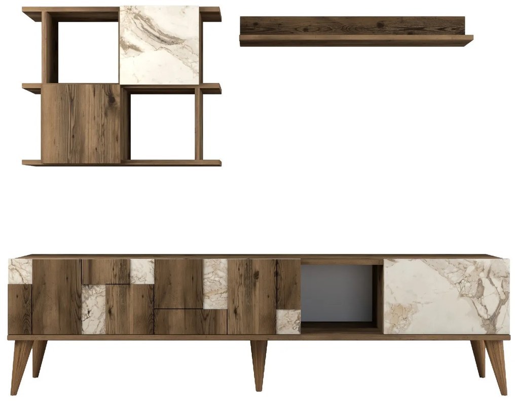 Unidade TV Madrid – Branco Nogueira – 180 x 48,6 x 33,8 cm