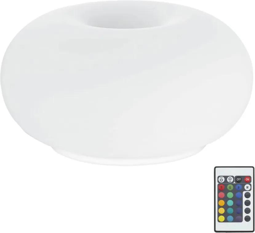 Eglo 75355 - Candeeiro de mesa LED RGB com regulação OPTICA-C 2xE27/7,5W/230V