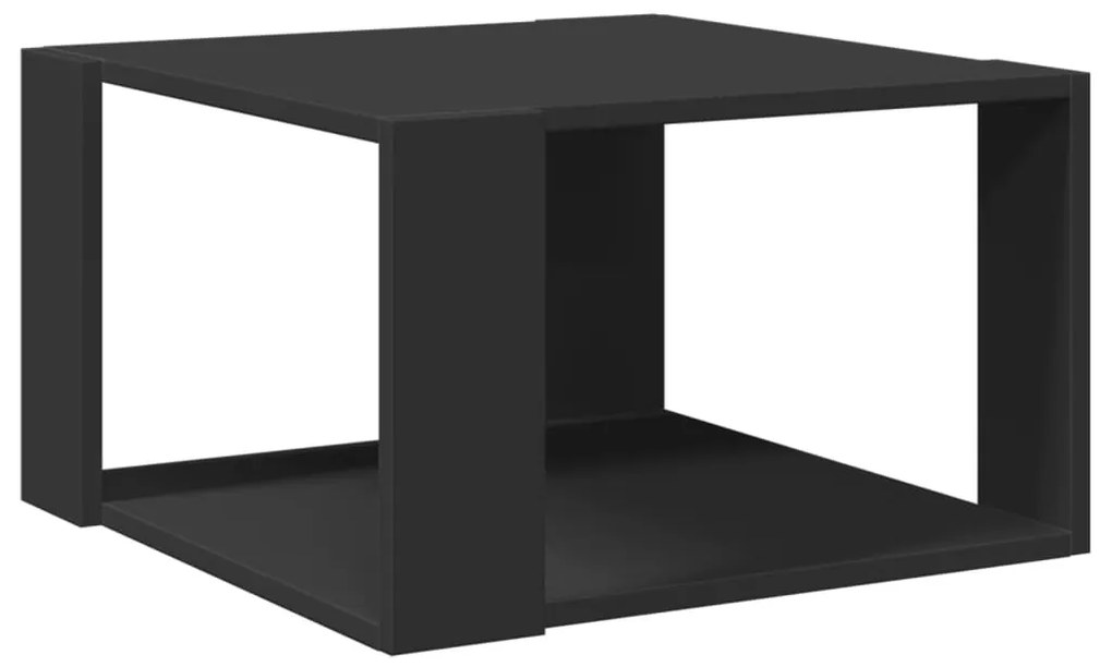 Mesa de centro 51,5x51,5x30 cm derivados de madeira preto