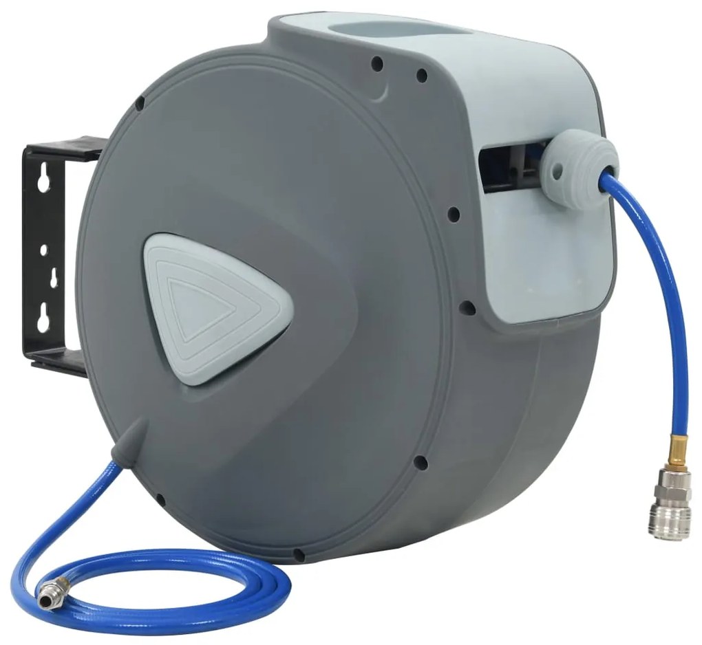 143256 vidaXL Enrolador automático de mangueira para ar comprimido 1/4" 30 m