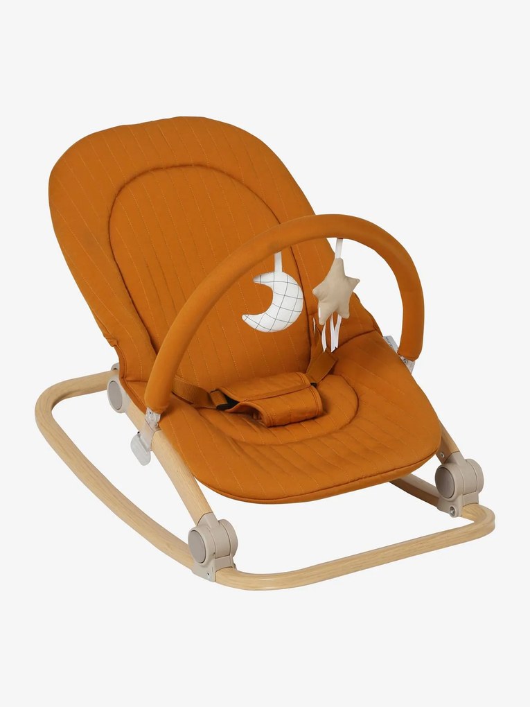 Agora -15%: Espreguiçadeira com arco, Babydream amarelo escuro liso